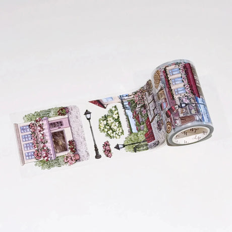 Sticker Pet Tape - Pre-cut 70 mm - Maple Café - 1 - Washi Tape Shop - Tidformera