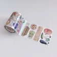 Sticker Pet Tape - Pre-cut 70 mm - Summer Bazaar - 1 - Washi Tape Shop - Tidformera