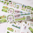 Sticker Pet Tape - Pre-cut 70 mm - Urban Grove - 4 - Washi Tape Shop - Tidformera