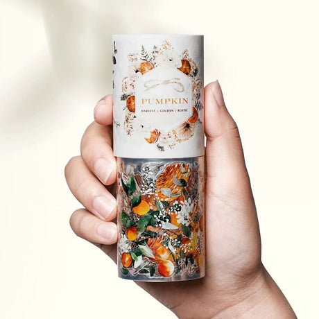 Sticker Pet Tape - Pre - cut - Autumn Spice - 60 mm - 3 - Washi Tape Shop - Tidformera