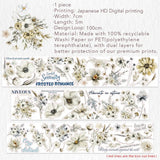 Sticker Pet Tape - Pre - cut - Frosted Meadow - 70 mm - 10 - Washi Tape Shop - Tidformera