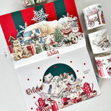 Sticker Pet Tape - Pre - cut - Frozen Paws - 60 mm - 3 - Washi Tape Shop - Tidformera