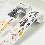 Sticker Pet Tape - Pre - cut - Urban Wanderers - 60 mm - 5 - Washi Tape Shop - Tidformera