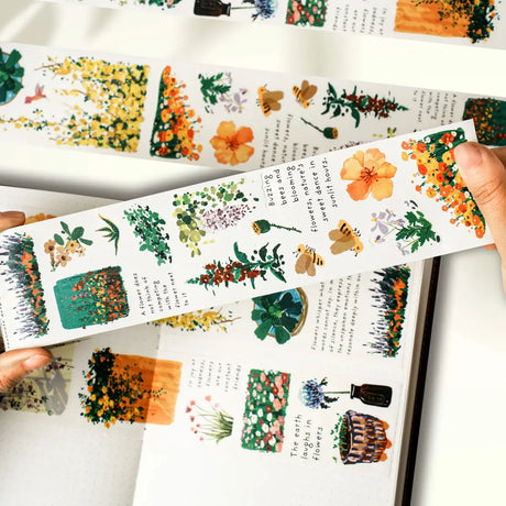 Sticker Set Washi Tape - Spring Oasis - 3 - pack - 2 - Washi Tape Shop - Tidformera