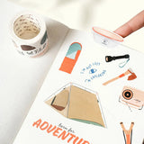 Sticker Set Washi Tape - The Adventurer - 3 - pack - 4 - Washi Tape Shop - Tidformera
