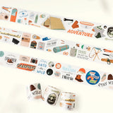 Sticker Set Washi Tape - The Adventurer - 3 - pack - 3 - Washi Tape Shop - Tidformera
