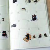 Sticker Sheet - Mocha Cat - Daily Meowments - 4 - CutieSquad - Tidformera