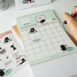 Sticker Sheet - Mocha Cat - Insert coffee to begin - 4 - CutieSquad - Tidformera