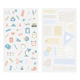 Sticker Two Sheets - Stationery - 2 - Midori - Tidformera