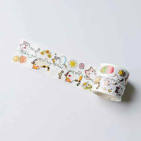 Sticker Washi Tape - Pre-cut - 40 mm - Kitty Cascade - 2 - Washi Tape Shop - Tidformera