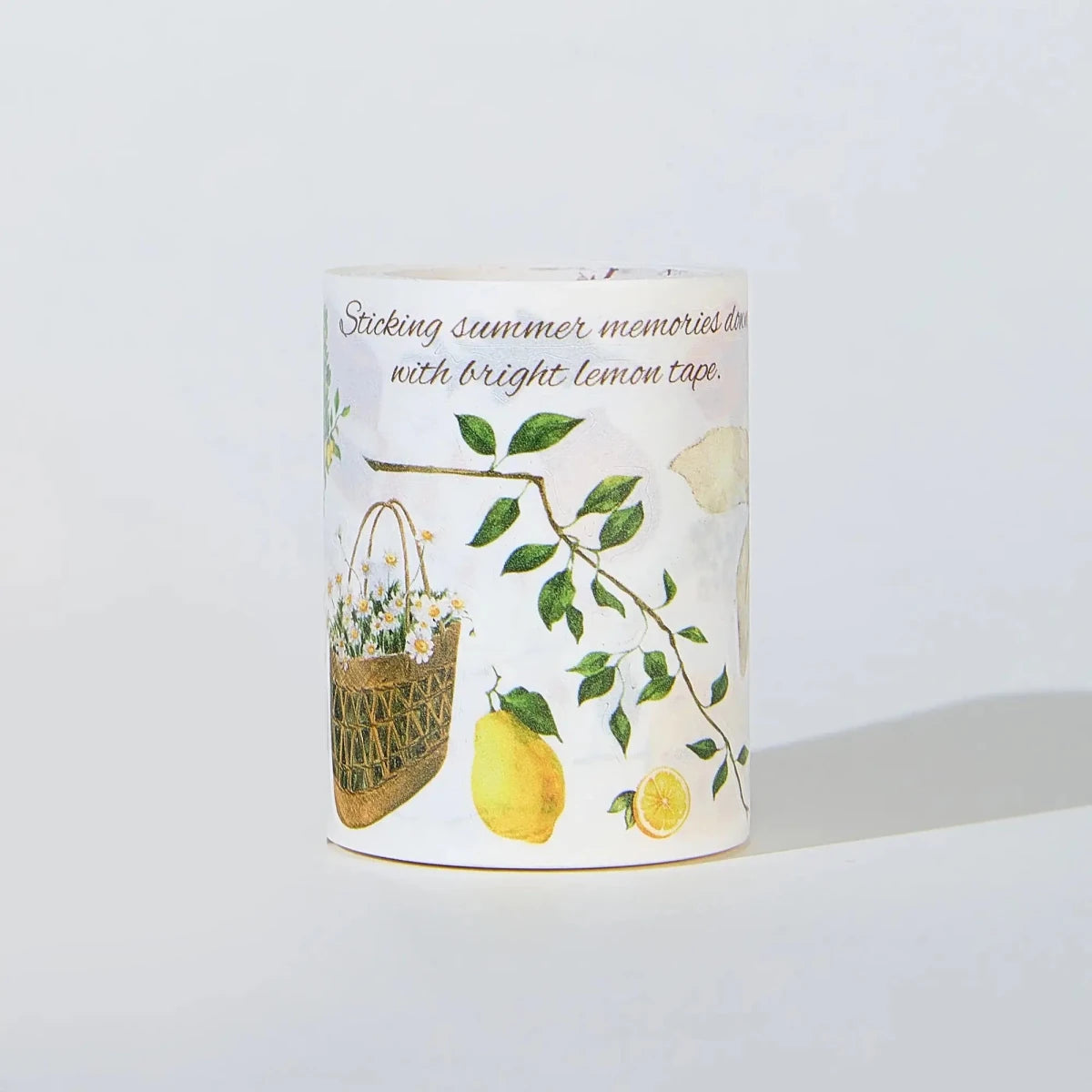 Sticker Washi Tape - Pre-cut - 60 mm - Lemon Breeze - 4 - Washi Tape Shop - Tidformera