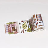 Sticker Washi Tape - Pre-cut - 70 mm - Maple Café - 5 - Washi Tape Shop - Tidformera
