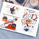 Sticker Washi Tape - Pre - cut - Boogie Boo - 60 mm - 4 - Washi Tape Shop - Tidformera