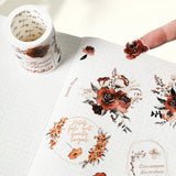 Sticker Washi Tape - Pre - cut - Harvested Bloom - 60 mm - 3 - Washi Tape Shop - Tidformera