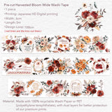 Sticker Washi Tape - Pre - cut - Harvested Bloom - 60 mm - 7 - Washi Tape Shop - Tidformera