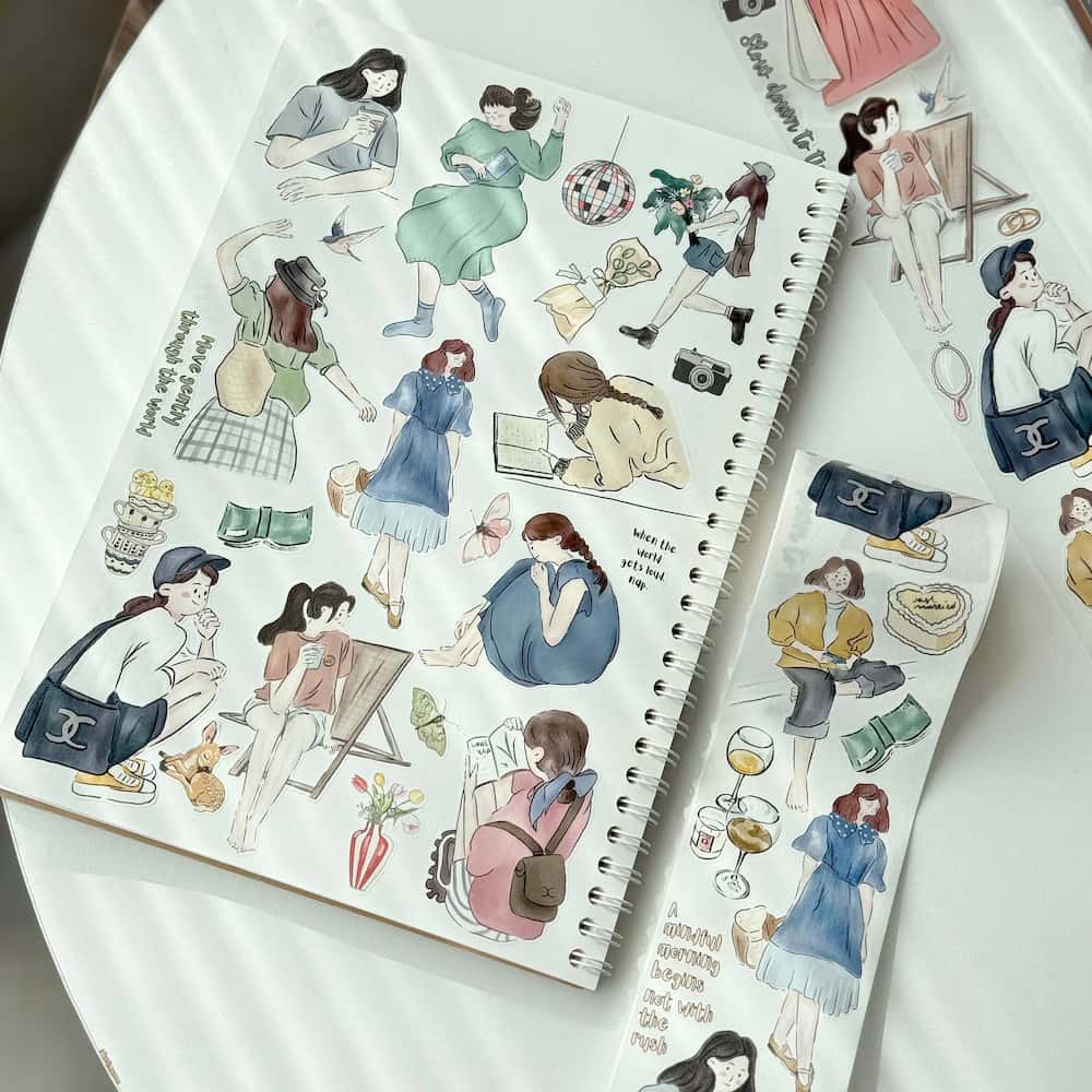 Sticker Washi Tape - Pre - cut - Letter to Myself - 60 mm - 7 - Washi Tape Shop - Tidformera