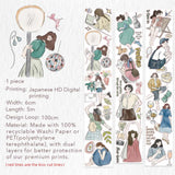 Sticker Washi Tape - Pre - cut - Letter to Myself - 60 mm - 9 - Washi Tape Shop - Tidformera
