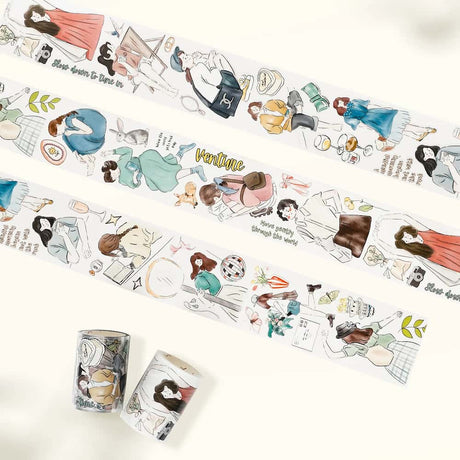 Sticker Washi Tape - Pre - cut - Letter to Myself - 60 mm - 3 - Washi Tape Shop - Tidformera