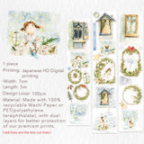 Sticker Washi Tape - Pre - cut - Midnight Noel - 70 mm - 6 - Washi Tape Shop - Tidformera