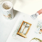 Sticker Washi Tape - Pre - cut - Midnight Noel - 70 mm - 2 - Washi Tape Shop - Tidformera