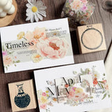 Sticker Washi Tape - Pre - cut - Pink Velvet - 60 mm - 8 - Washi Tape Shop - Tidformera