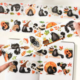 Sticker Washi Tape - Pre - cut - Spooky Tails - 60 mm - 2 - Washi Tape Shop - Tidformera