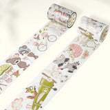 Sticker Washi Tape - Pre - cut - Woodland Pals - 60 mm - 5 - Washi Tape Shop - Tidformera
