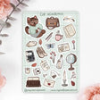 Stickers - A6 - Cat Academia - 1 - My Sweet Paper Card - Tidformera