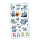 Stickers - Corporate Cat - 1 - My Sweet Paper Card - Tidformera