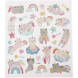 Stickers Creotime Djur - Katter unicorn från Creotime. Klistermärken med katter som förvandlats till enhörningar. Tidformera