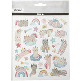 Stickers Creotime Djur - Katter unicorn - 2 - Creotime - Tidformera