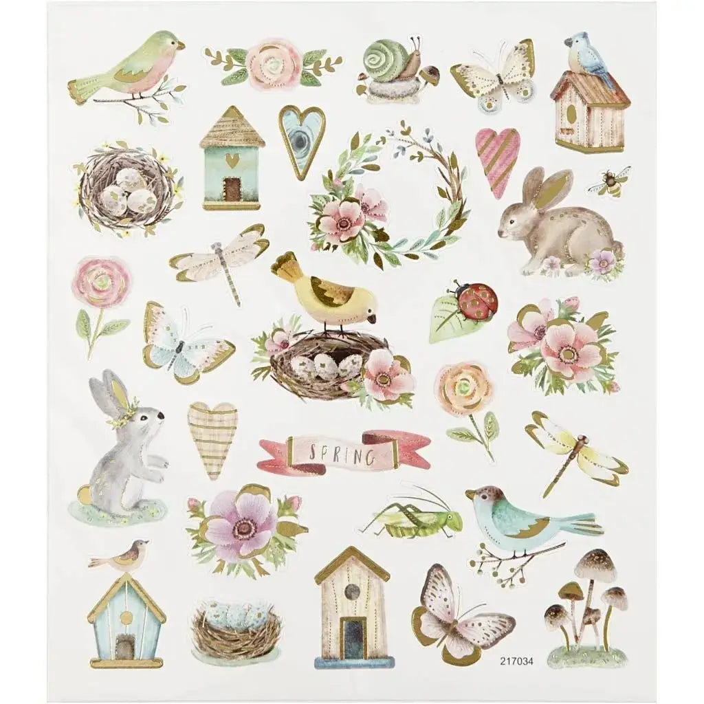 Stickers Creotime Djur - Spring and easter - 1 - Creotime - Tidformera