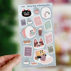 Stickers - Every Day Is Reading Day - 1 - My Sweet Paper Card - Tidformera