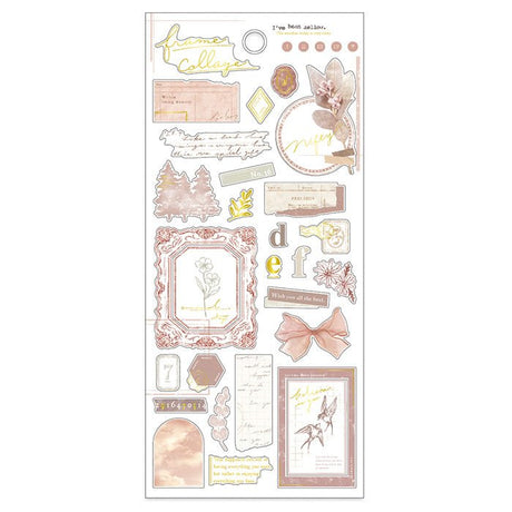 Stickers Frame collage - Brown - 1 - Mind Wave - Tidformera