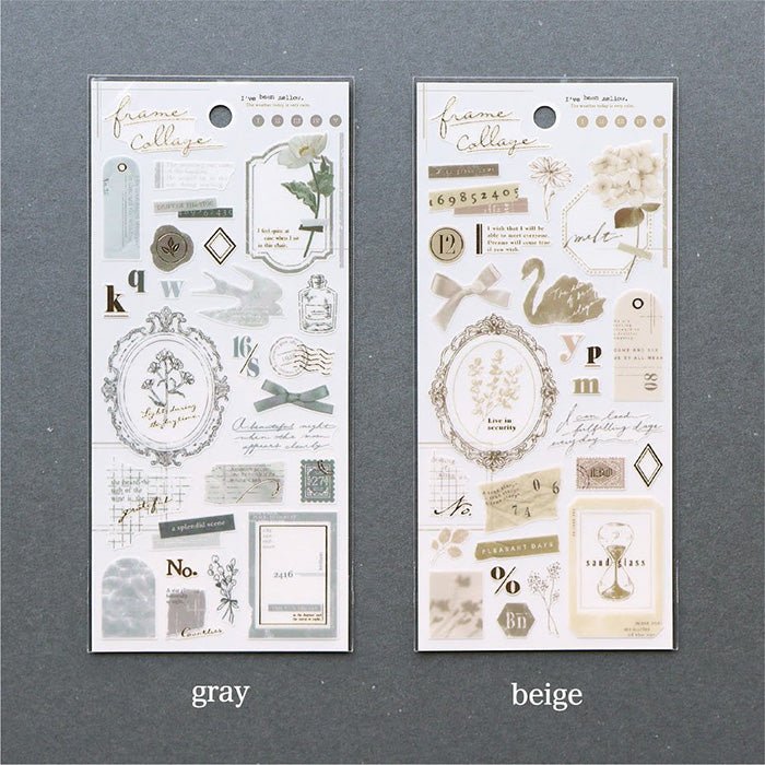 Stickers Frame collage - Gray - 2 - Mind Wave - Tidformera