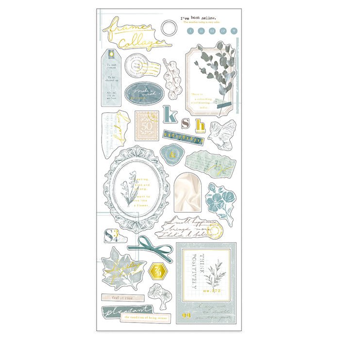 Stickers Frame collage - Green - 1 - Mind Wave - Tidformera