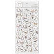 Stickers Mame - Mame - Animal Sticker - Shimaenaga från Mind Wave. Ett ark med klistermärken med vita fåglar på.  - Tidformera