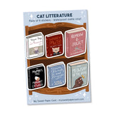 Stickers Pack - Cat Book - 2 - My Sweet Paper Card - Tidformera