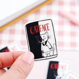 Stickers Pack - Cat Film - 3 - My Sweet Paper Card - Tidformera