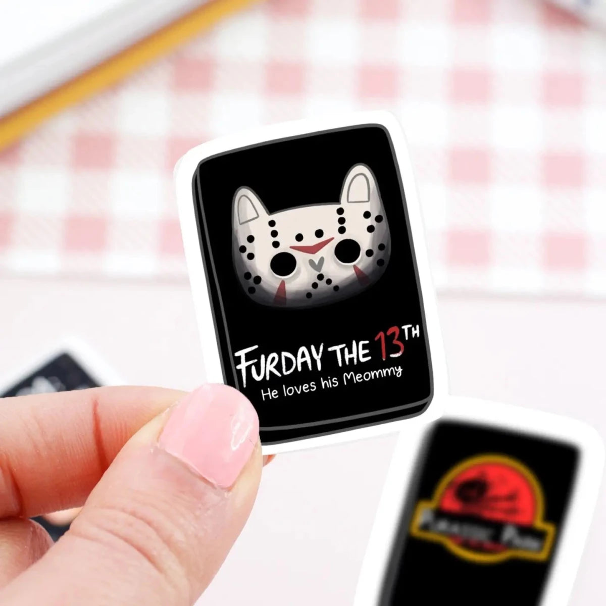 Stickers Pack - Cat Horror Movie - 2 - My Sweet Paper Card - Tidformera