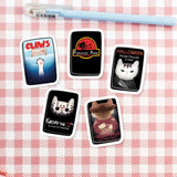 Stickers Pack - Cat Horror Movie - 3 - My Sweet Paper Card - Tidformera