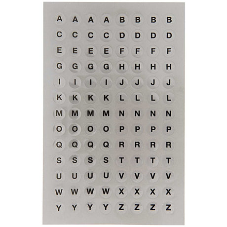 Stickers Paper Poetry - Office sticker - Alfabetet - 1 - Rico Design - Tidformera