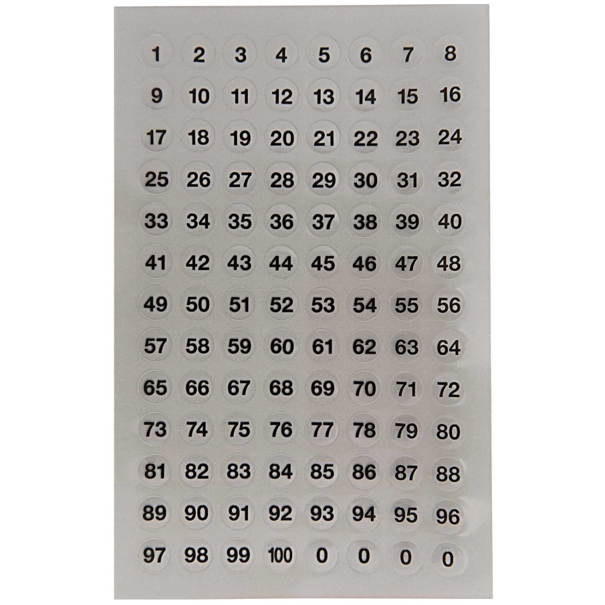 Stickers Paper Poetry - Office sticker - Siffror - 1 - Rico Design - Tidformera