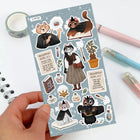 Stickers - Pawgwarts Magical School For Kittens - 1 - My Sweet Paper Card - Tidformera