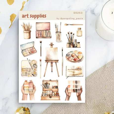Stickers - Penpaling Paula - Art Supplies - 1 - Penpaling Paula - Tidformera