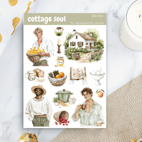 Stickers - Penpaling Paula - Cottage soul - 1 - Penpaling Paula - Tidformera