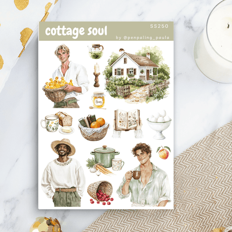 Stickers - Penpaling Paula - Cottage soul - 1 - Penpaling Paula - Tidformera