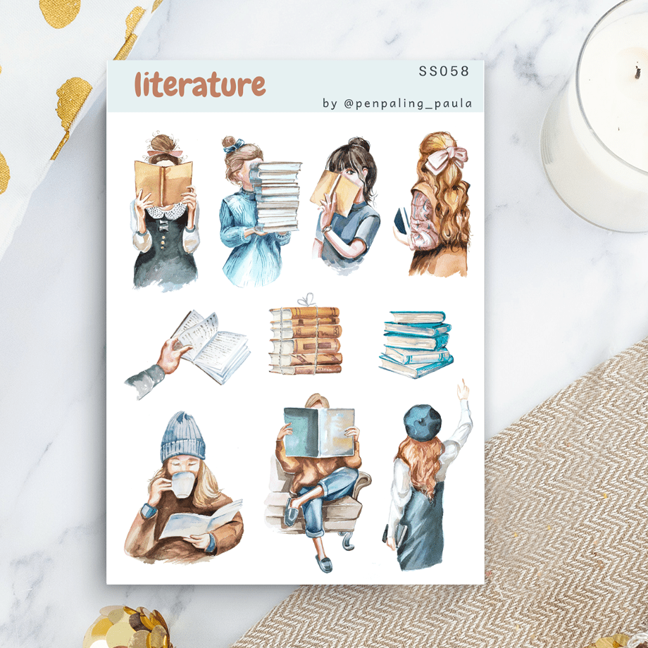 Stickers - Penpaling Paula - Literature - 1 - Penpaling Paula - Tidformera