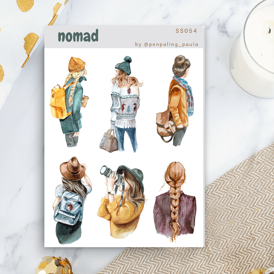 Stickers - Penpaling Paula - Nomad - 1 - Penpaling Paula - Tidformera