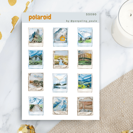 Stickers - Penpaling Paula - Polaroid - 1 - Penpaling Paula - Tidformera